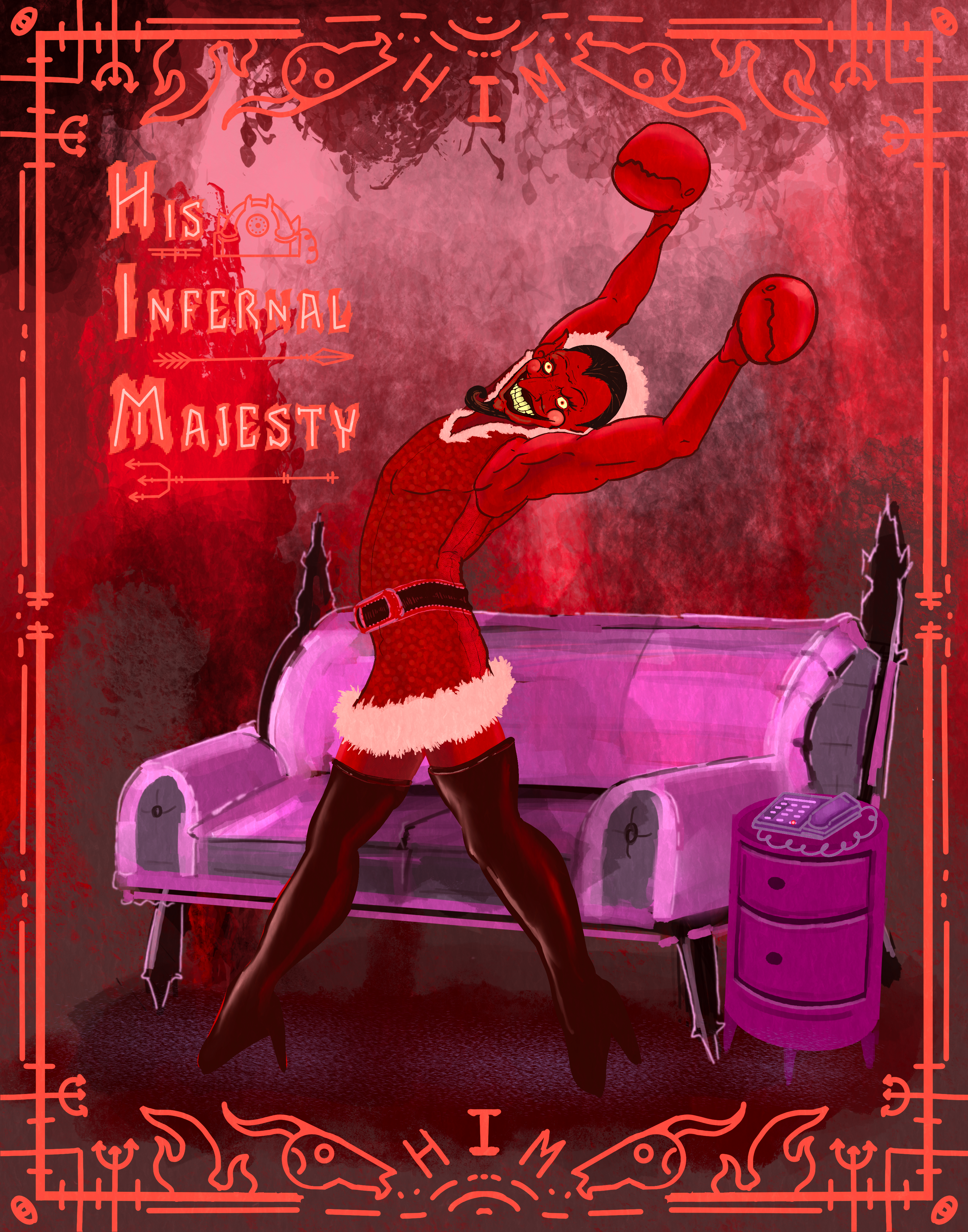 His Infernal Majesty 11x14