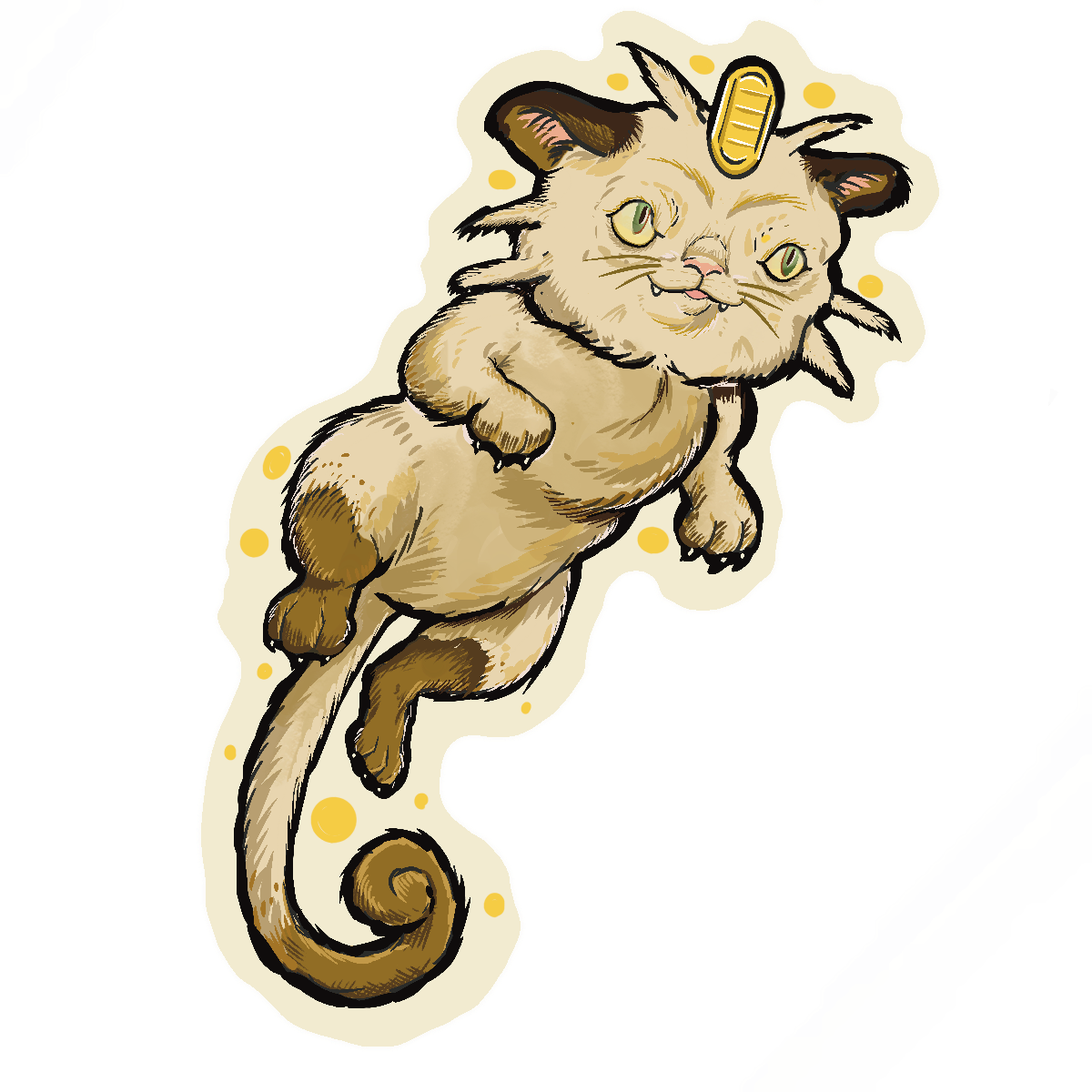 Meowth Sticker